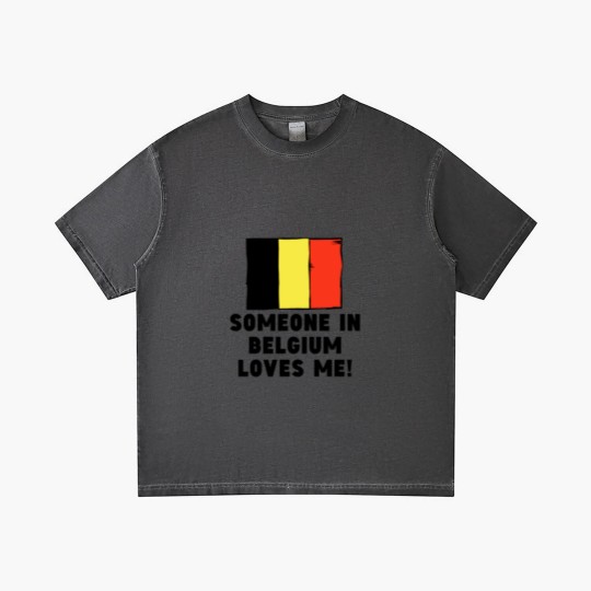 Discover Someone In Belgium Loves Me! Gradient T Shirts