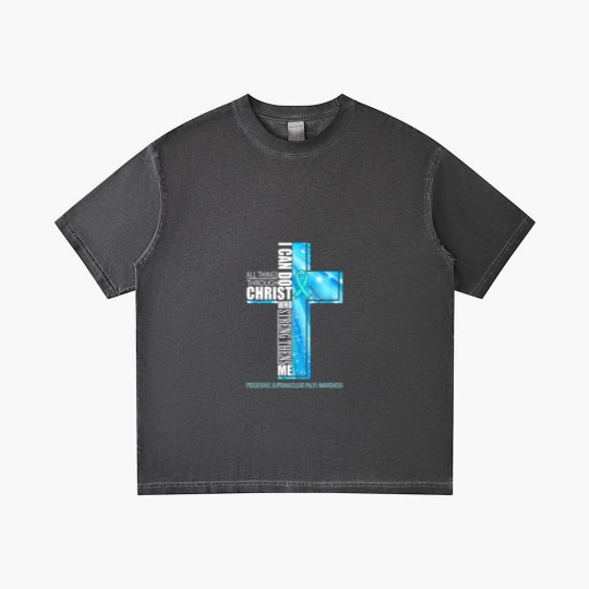 Discover Progressive Supranuclear Palsy Awareness Christian Gradient T Shirts