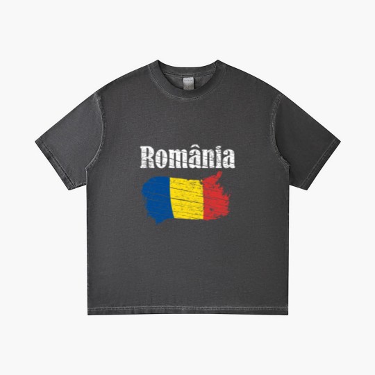 Discover Romania Romanian Flag Vintage Graphic Romania Love Gradient T Shirts