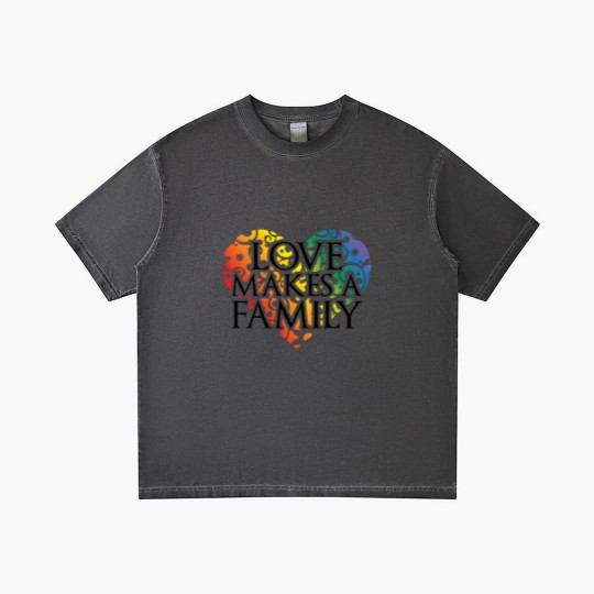 Discover LOVE Makes A Family Gradient T Shirts