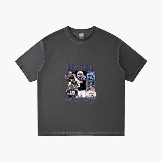 Discover Vintage 90s Graphic Style Peyton Manning Gradient T Shirts