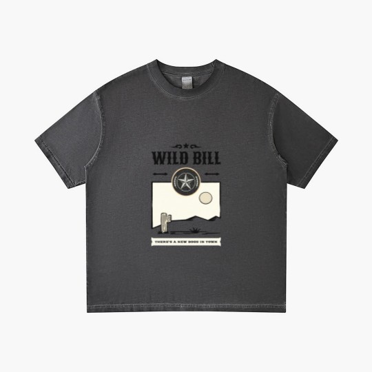 Discover Vintage Wild West Bill Poster Gradient T Shirts