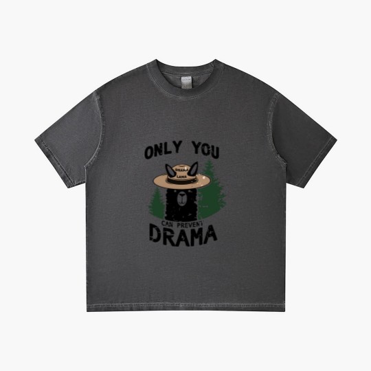 Discover Only You Can Avoid the Drama, Llama Smokey Parody, Llama Super Soft Gradient T Shirts