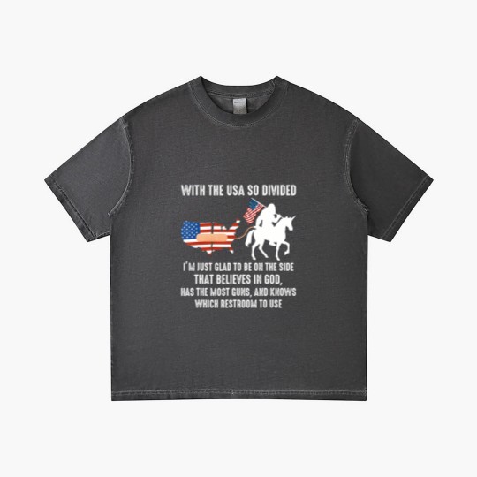 Discover with the usa so divided i'm just glad to be on the side Gradient T Shirts