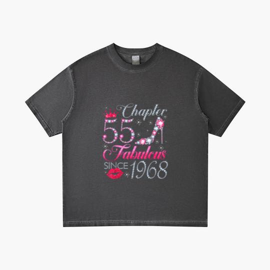 Discover chapter 55 fabulous since 1968 55th birthday gift for women Gradient T Shirts