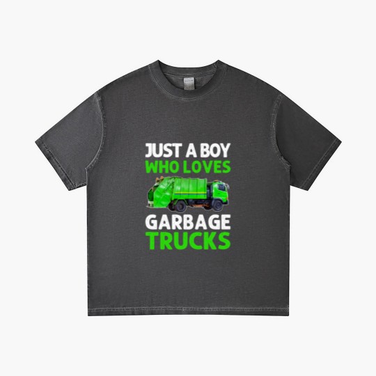 Discover Just A Boy Who Loves Garbage Trucks Gradient T Shirts