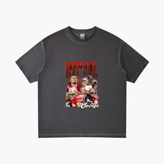 Discover Limited George Kittle Gradient T Shirts professional American Football Player