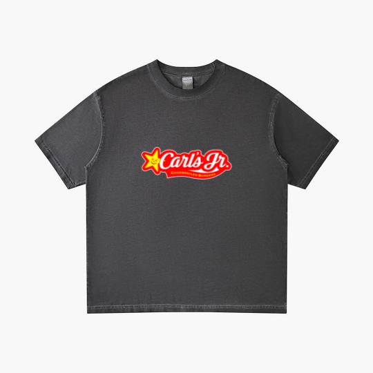 Discover carl's jr burger logo Gradient T Shirts