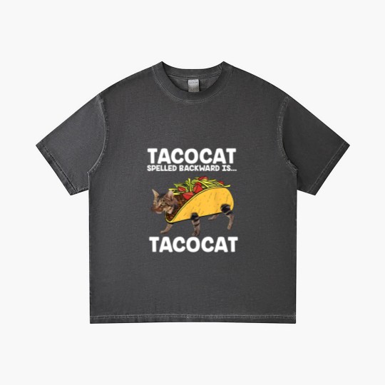 Discover Funny Taco Cat Vintage Gradient T Shirts