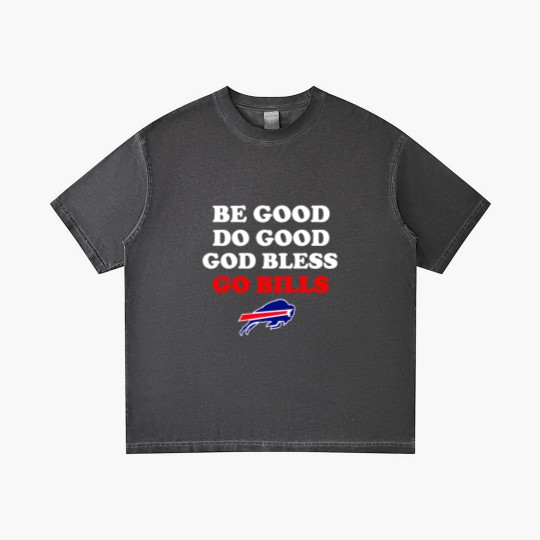 Discover Be Good Do Good God Bless Go Bills, Josh Allen Gradient T Shirts