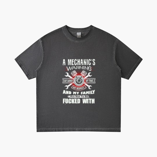 Discover Mechanic's Warning Gradient T Shirts