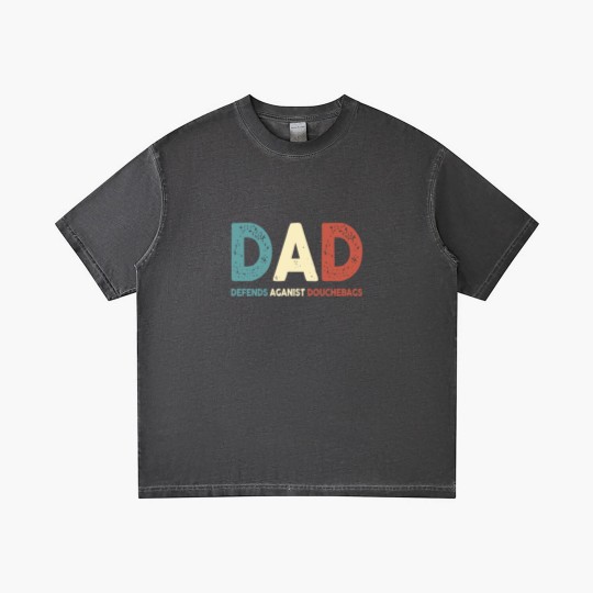 Discover Dad Defends Aganist Douchebags Gradient T Shirts