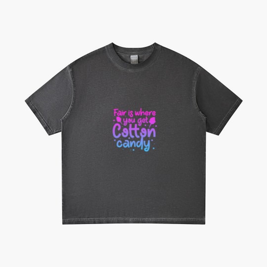 Discover Fair Is Where You Get Cotton Candy Gradient T Shirts