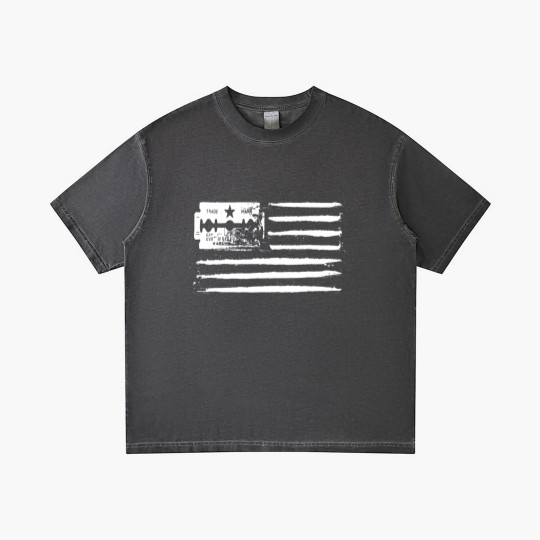 Discover USA flag Lines of coke cocaine and razor blade gig Gradient T Shirts