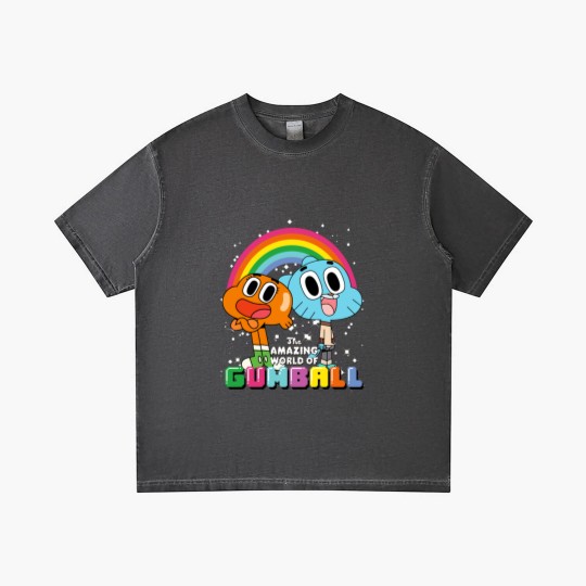 Discover CN The Amazing World Of Gumball Darwin Rainbo 0464 Gradient T Shirts