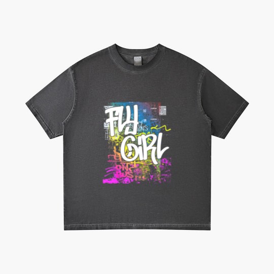 Discover Fly Girl 80s 90s Rap Old School Hip Hop Graffiti Gradient T Shirts