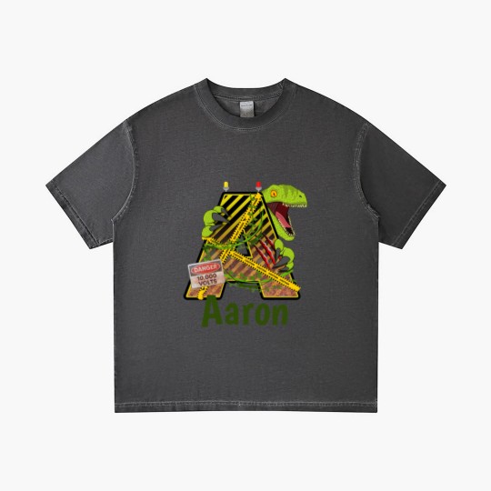 Discover Jurassic Alphabet | Initial Letter Custom Name | A Gradient T Shirts