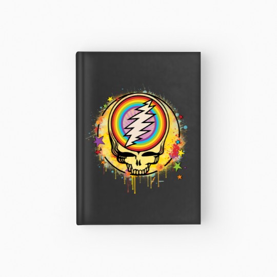 Discover Grateful Colorful Dead Skull Hardcover Journal
