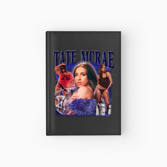 Discover Tate Mcrae Hardcover Journal, Vintage Music Hardcover Journal