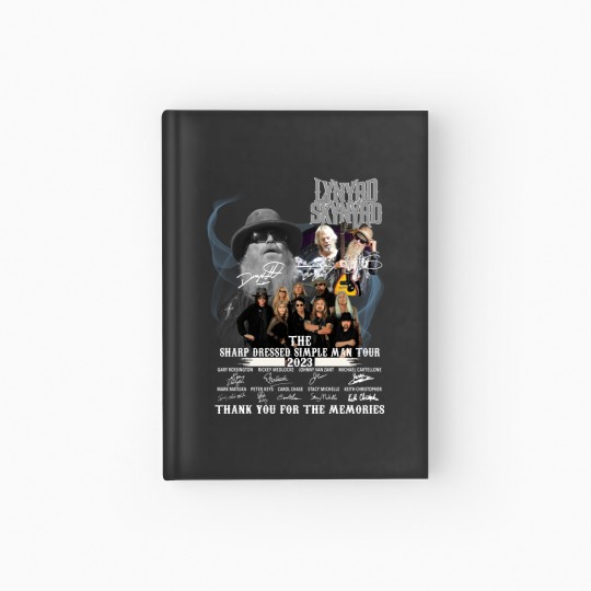 Discover The sharp dressed simple man tour zz top lynyrd skynyrd signatures 2023 Hardcover Journal