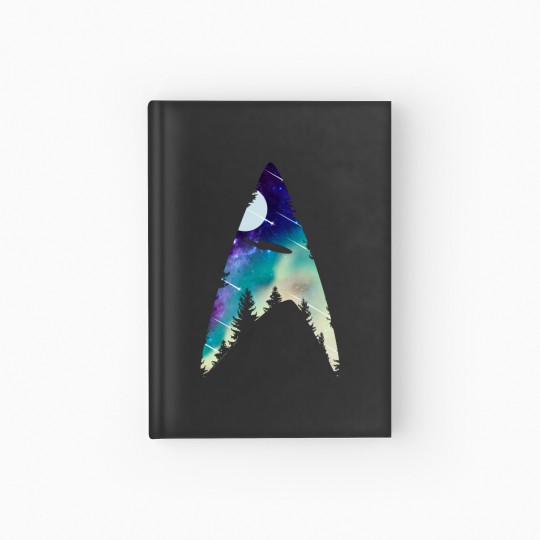 Discover The Next Generation Starfleet Galactic Insignia Hardcover Journal
