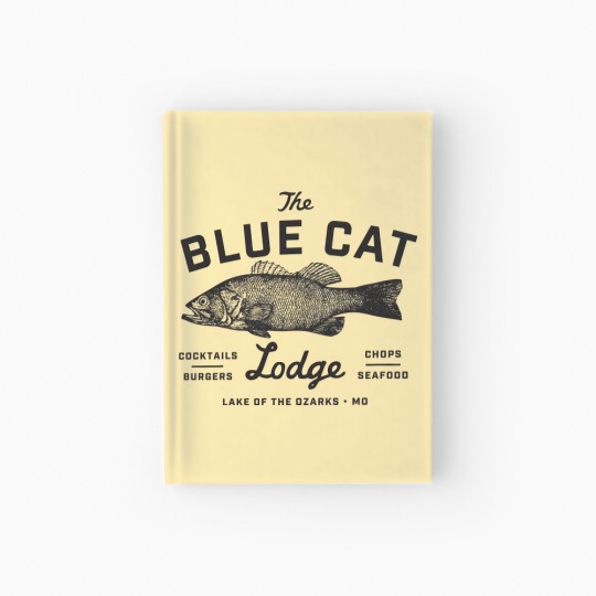 Discover Ozark Blue Cat Lodge Hardcover Journal Classic Unisex Missouri Hardcover Journal