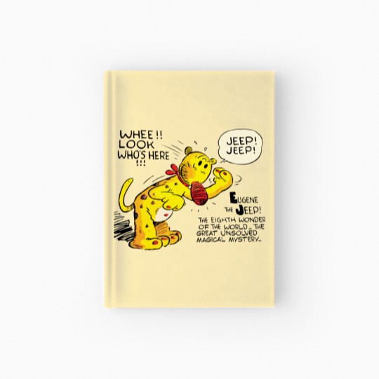 Discover eugene the jeep-car !! Hardcover Journal