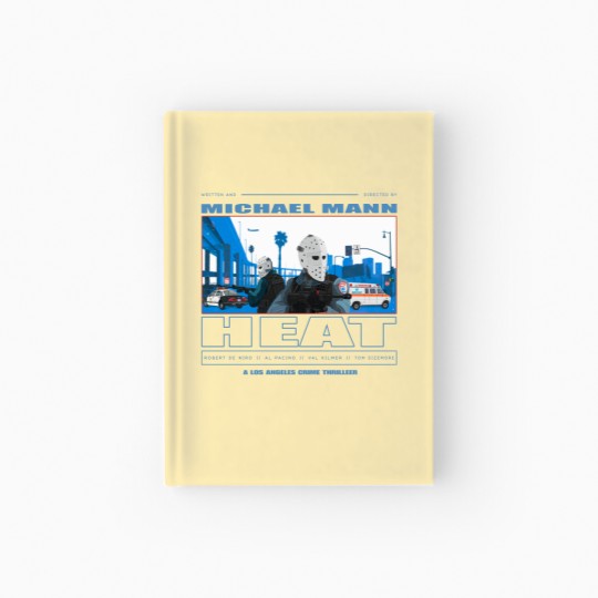 Discover Heat Movie Graphic Hardcover Journal - 1995 Classic Action Film
