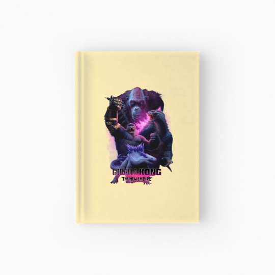Discover god zilla X Kong The New Empire 2024 Hardcover Journal, god zilla X Kong Hardcover Journal