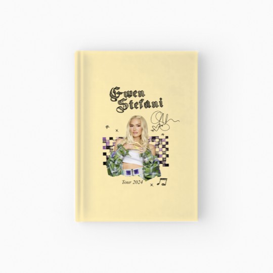 Discover Gwen Stefani Tour 2024 Gift For Fan Hardcover Journal