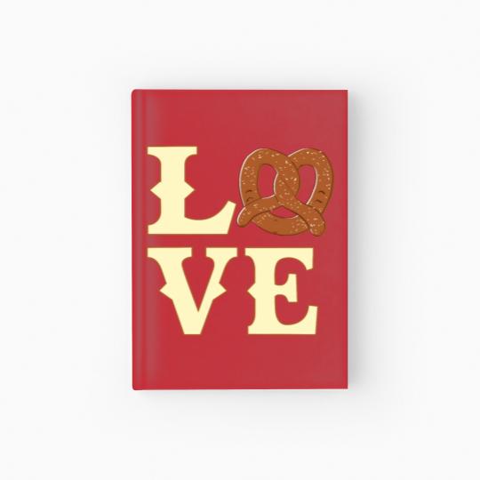 Discover Oktoberfest I Love Pretzel Hardcover Journal Hardcover Journal