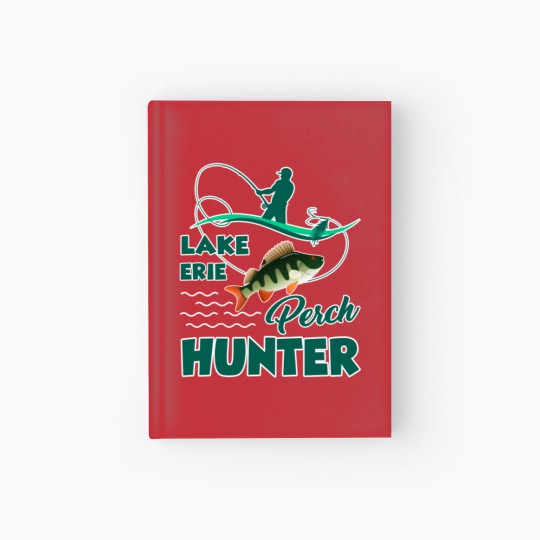 Discover Perch Fishing Hardcover Journal Hardcover Journal