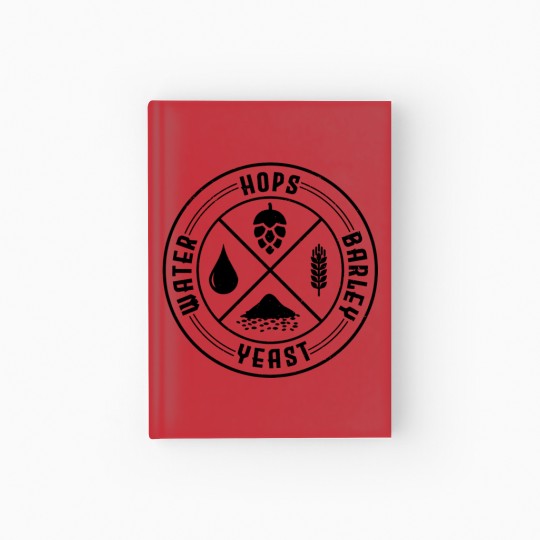Discover Beer Brewer Homebrew Craft Beer Brewing Brewmaster Hardcover Journal