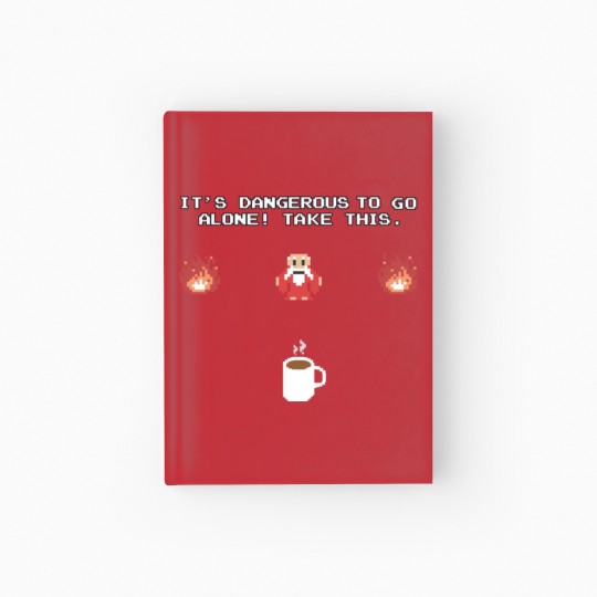 Discover Zelda Old Man Coffee Hardcover Journal