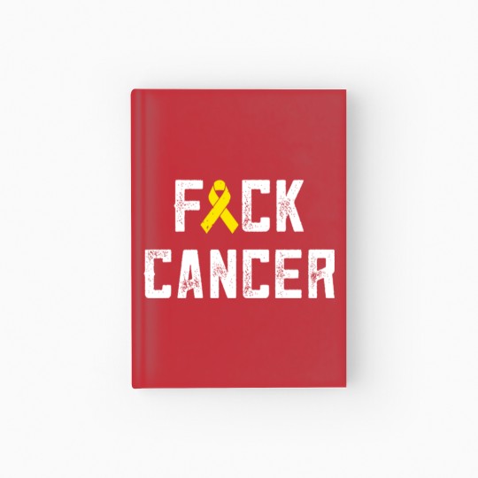 Discover Fck Cancer Funny Chemo Chemotherapy Battle Cancer Hardcover Journal
