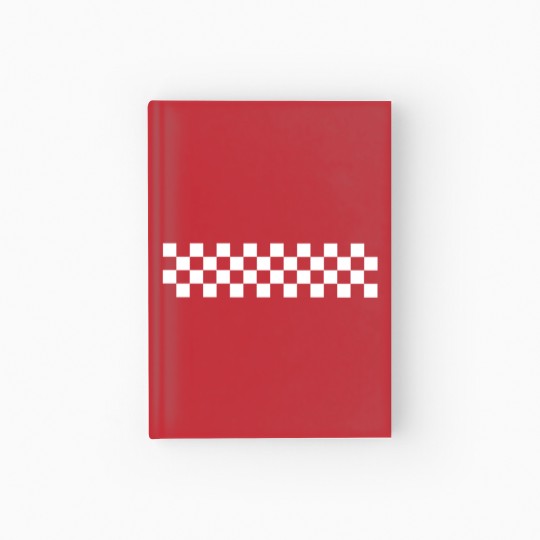 Discover Checkerboard - Ska black/white Hardcover Journal