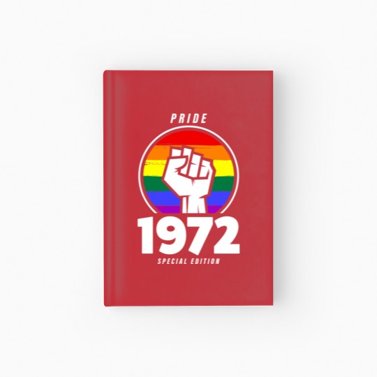 Discover 1972 Birthday Gay Pride LGBT Hardcover Journal