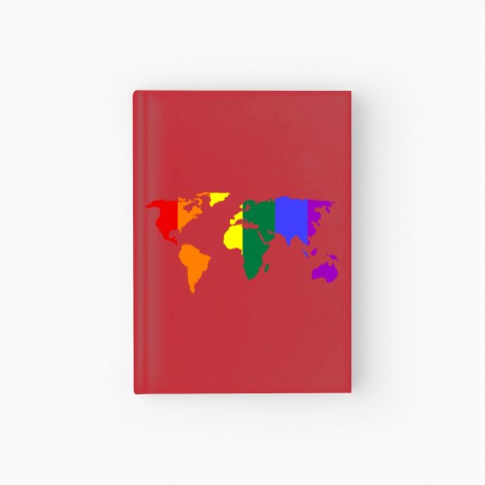 Discover Pride LGBT Gay Pride Hardcover Journal