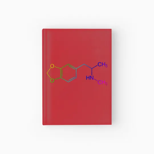 Discover MDMA Ecstasy Molly Hardcover Journal