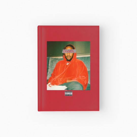 Discover Kendrick Lamar Vintage Graphic Hardcover Journal - DAMN. Vintage Graphic Hardcover Journal