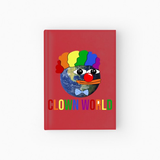 Discover clown world Hardcover Journal