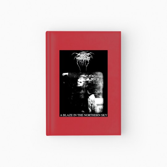 Discover Darkthrone Hardcover Journal, A Blaze In The Northern Sky Black Metal Norwegian Black Metal Hardcover Journal