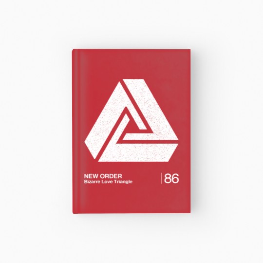 Discover Bizarre Love Triangle / Minimalist Graphic Artwork Design - New Order - Hardcover Journal