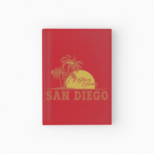 Discover san diego logo Hardcover Journal