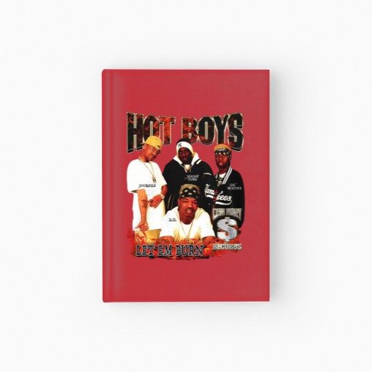 Discover Vintage Rap Hip Hop Hardcover Journal