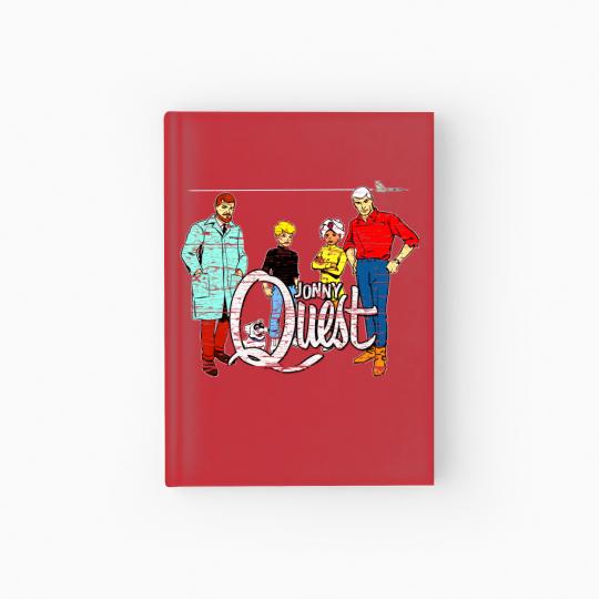 Discover Jonny Quest - weathered board distressed - Jonny Quest - Hardcover Journal