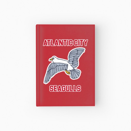 Discover Atlantic City Seagulls )( Retro Throwback Basketball Team - Atlantic City - Hardcover Journal