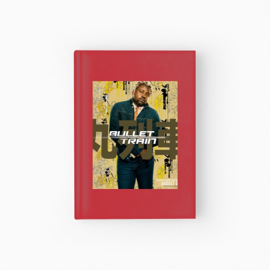 Discover Bullet Train Lemon Hardcover Journal