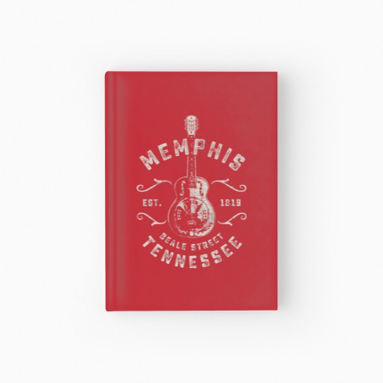 Discover Memphis Beale Street Usa Vintage Hardcover Journal