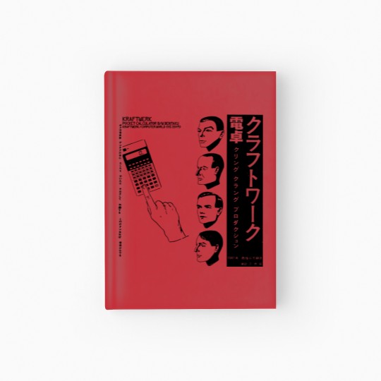 Discover Kraftwerk Japanese Pocket Calculator Music Computer World Hardcover Journal